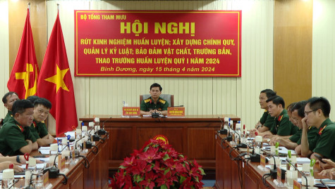 Rút kinh nghiệm công tác huấn luyện, xây dựng quân đội chính quy