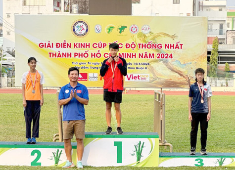 Giải điền kinh Cúp Tốc độ Thống Nhất TP.Hồ Chí Minh 2024: Bình Dương giành 1 HCV