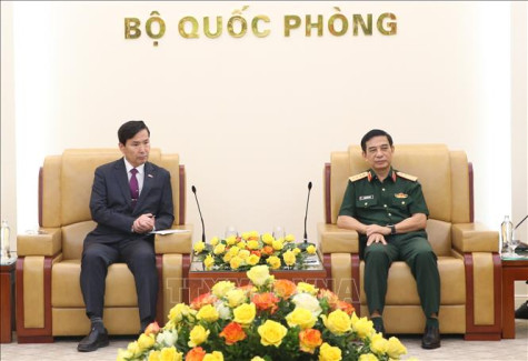 Đại tướng Phan Văn Giang tiếp Thứ trưởng Bộ Quốc phòng Hàn Quốc