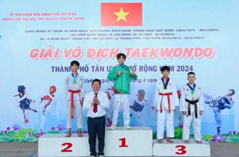 Giải vô địch taekwondo mở rộng TP.Tân Uyên năm 2024 kết thúc tốt đẹp