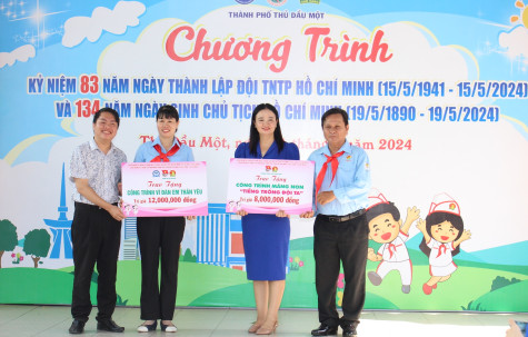 TP.Thủ Dầu Một: Kỷ niệm 83 năm Ngày thành lập Đội Thiếu niên Tiền phong Hồ Chí Minh