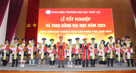 Phân hiệu trường Đại học Thủy Lợi tại Bình Dương: Trao bằng tốt nghiệp cho tân tiến sĩ, thạc sĩ, kỹ sư và cử nhân đợt 1 năm 2024