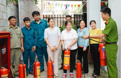 Công an TP.Dĩ An: Huy động người dân tham gia phòng cháy, chữa cháy