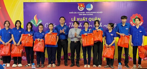 Xuất quân chiến dịch thanh niên tình nguyện hè khối cơ quan, doanh nghiệp năm 2024