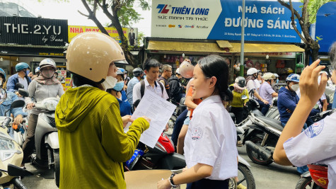 Môn thi đầu tiên, không có thí sinh vi phạm quy chế