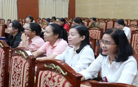 Công đoàn Viên chức tỉnh: Tập huấn công tác nữ công năm 2024