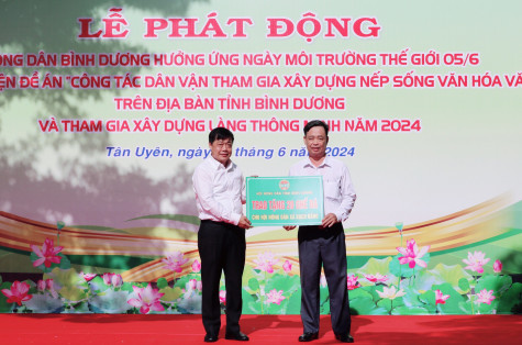 Hội Nông dân tỉnh: Phát động hưởng ứng Ngày Môi trường thế giới gắn với công tác dân vận