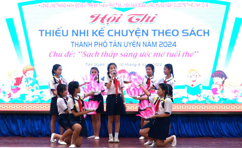 TP.Tân Uyên: Hội thi thiếu nhi kể chuyện theo sách