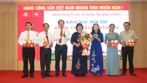 Đảng ủy Khối các Cơ quan tỉnh: Khai mạc Hội thi Bí thư chi bộ giỏi