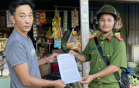 Công an xã Hiếu Liêm, huyện Bắc Tân Uyên: Linh hoạt trong công tác tuyên truyền pháp luật