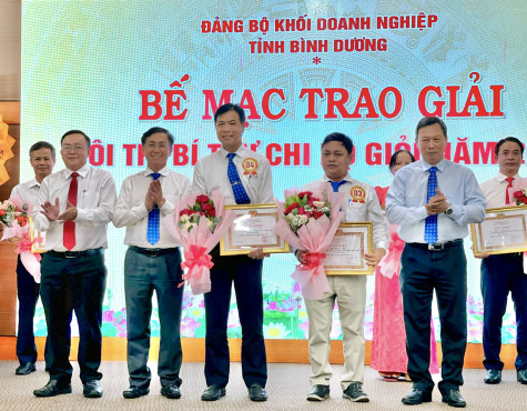 Đảng bộ khối Doanh nghiệp tỉnh: Thí sinh Vương Quốc Đạt đạt giải nhất Hội thi Bí thư chi bộ giỏi​ 2024