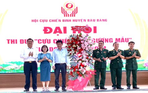 Hội Cựu Chiến binh huyện Bàu Bàng tổ chức Đại hội Thi đua “cựu chiến binh gương mẫu”