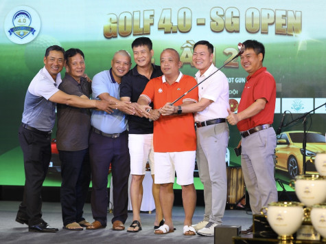 Giải GOLF 4.0 - SG OPEN lần 2: Đóng góp 76 triệu đồng cho người nghèo tại Bình Dương