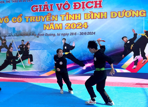 Khai mạc Giải vô địch Võ cổ truyền tỉnh Bình Dương năm 2024