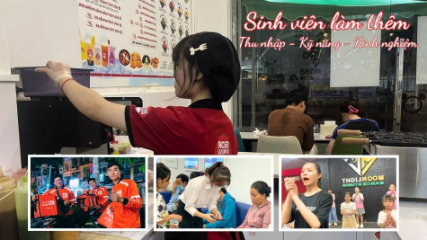 NHỊP SỐNG BÌNH DƯƠNG: Sinh viên làm thêm: Thu nhập – Kỹ năng – Kinh nghiệm