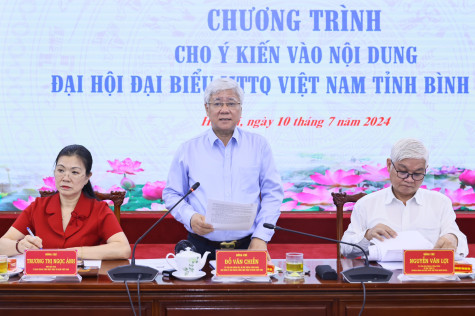 Đại hội Mặt trận Tổ quốc Việt Nam tỉnh lần thứ X sẽ là đợt sinh hoạt chính trị sâu rộng