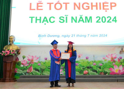 Trường Đại học Thủ Dầu Một: Khai giảng và trao bằng tốt nghiệp thạc sĩ năm 2024