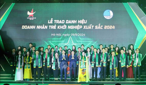 Vinh danh các doanh nhân trẻ khởi nghiệp xuất sắc năm 2024