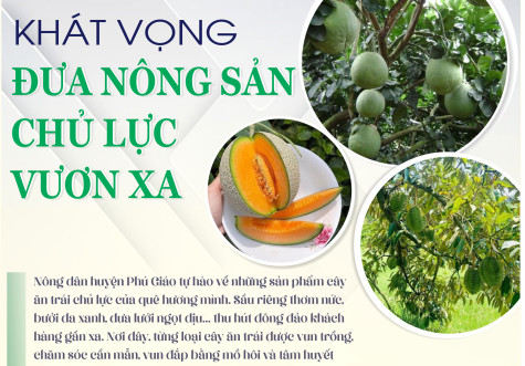 Khát vọng đưa nông sản chủ lực vươn xa...