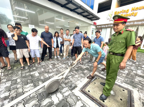 Hướng dẫn phòng cháy, chữa cháy cho người dân ở chung cư