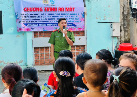 Tuyên truyền phòng chống tội phạm cho nữ công nhân nhà trọ