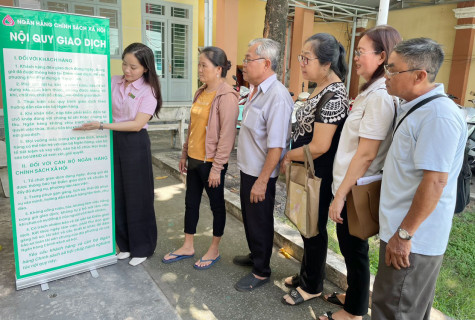 Điểm giao dịch tại xã của Ngân hàng Chính sách xã hội chi nhánh Bình Dương: Bước tiến của hoạt động tín dụng chính sách