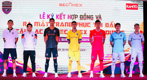 Becamex Bình Dương xuất quân mùa giải V.League 2024-2025