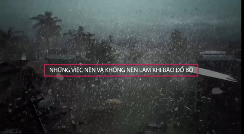 Những điều nên làm và không nên làm khi bão đổ bộ