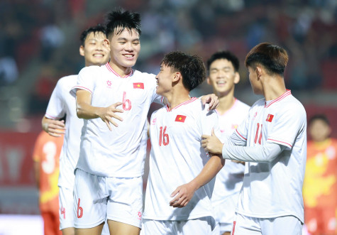 U20 Việt Nam thắng dễ U20 Bhutan 5-0