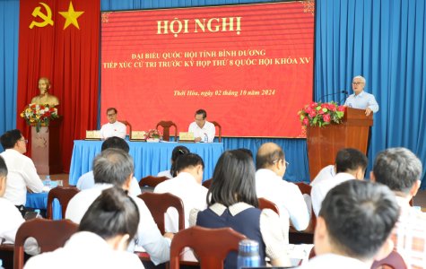 Cử tri Phường Thới Hòa (TP.Bến Cát): Kiến nghị nhiều vấn đề xung quanh lĩnh vực giáo dục, y tế