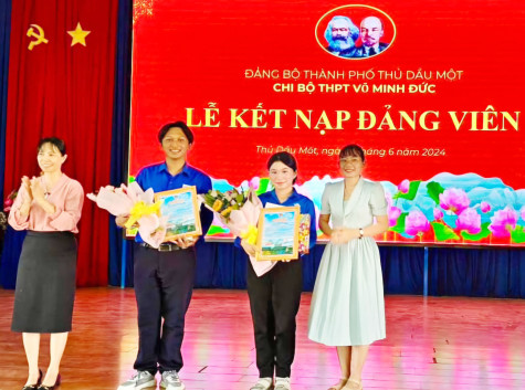 Đảng bộ Tp.Thủ Dầu Một: Phát triển 39 đảng viên là học sinh