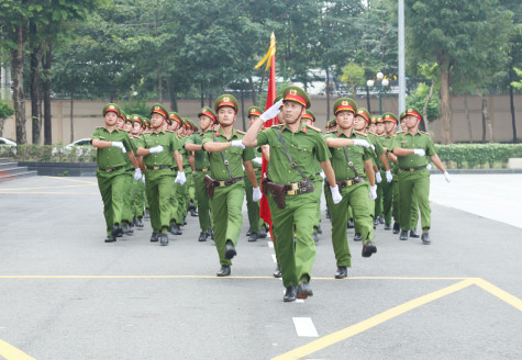 Xuất quân tham gia Đại hội khỏe “Vì an ninh Tổ quốc” lần thứ IX