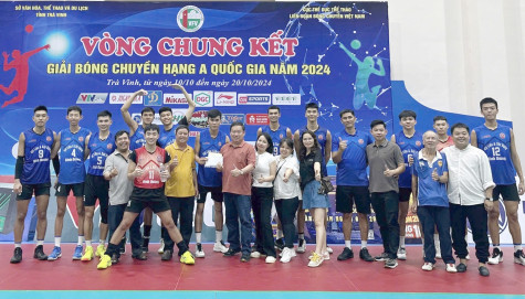 VCK Giải bóng chuyền hạng A Quốc gia 2024: Vật liệu xây dựng Bình Dương giành hạng nhì