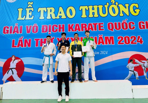 Giải vô địch Karate Quốc gia 2024: Bình Dương giành 2 huy chương vàng