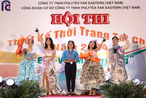 Công đoàn cơ sở Công ty TNHH Polytex Far Eastern Việt Nam: Tổ chức “Hội thi thiết kế thời trang tái chế”