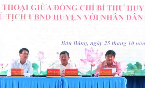 Huyện Bàu Bàng: Tỷ lệ giải quyết đơn thư phản ánh, kiến nghị đạt trên 95%