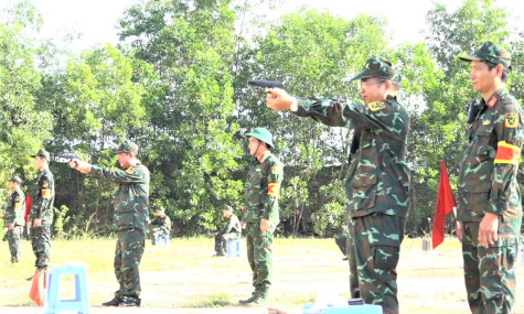 Bộ Chỉ huy Quân sự tỉnh: Kiểm tra bắn đạn thật