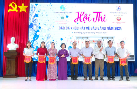 Sôi nổi Hội thi các ca khúc về Bàu Bàng năm 2024