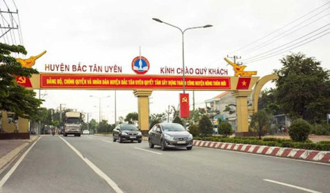 Developing Bac Tan Uyen district into a town in the period 2030-2040