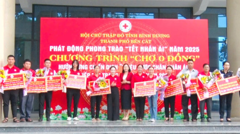 TP.Bến Cát: Phát động phong trào “Tết Nhân ái” - Xuân Ất Tỵ năm 2025