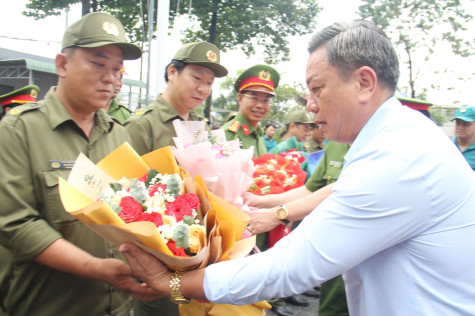 Phát động phong trào thi đua đặc biệt trong lực lượng tham gia bảo vệ an ninh trật tự