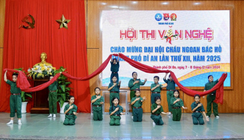 TP.Dĩ An: Hội thi văn nghệ chào mừng Đại hội cháu ngoan Bác Hồ