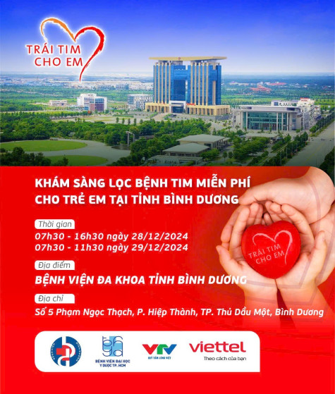 Khởi động chương trình “Trái tim cho em" tại Bình Dương