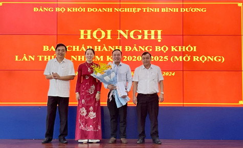 Đảng bộ Khối doanh nghiệp tỉnh hoàn thành vượt chỉ tiêu kết nạp đảng viên mới