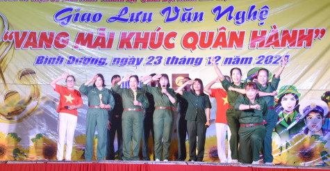 Giao lưu văn nghệ "Vang mãi khúc quân hành"