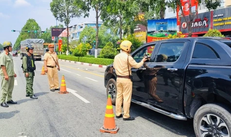 Huyện Bàu Bàng: Phát hiện 5 trường hợp dương tính với ma tuý khi lái xe