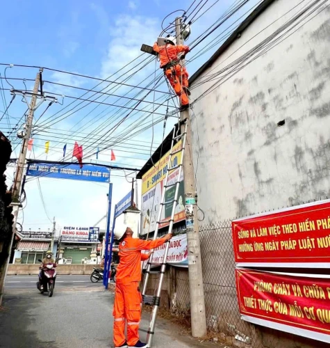 Phường Hòa Lợi, TP.Bến Cát: Ra mắt công trình “Thắp sáng đường giao thông”