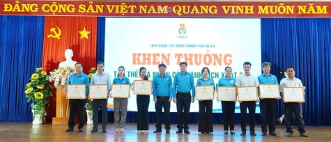 Liên đoàn Lao động TP.Dĩ An:  Phát động nhiều phong trào thi đua hiệu quả