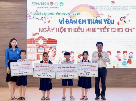 Phường đoàn Bình An (TP.Dĩ An): Phối hợp tổ chức chương trình “Tết cho em”