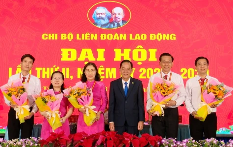 Chi bộ Liên đoàn Lao động TP.Tân Uyên: Tổ chức thành công Đại hội Chi bộ lần thứ II